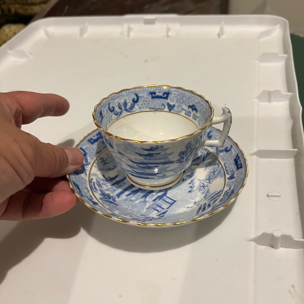 Antique teacup and saucer
